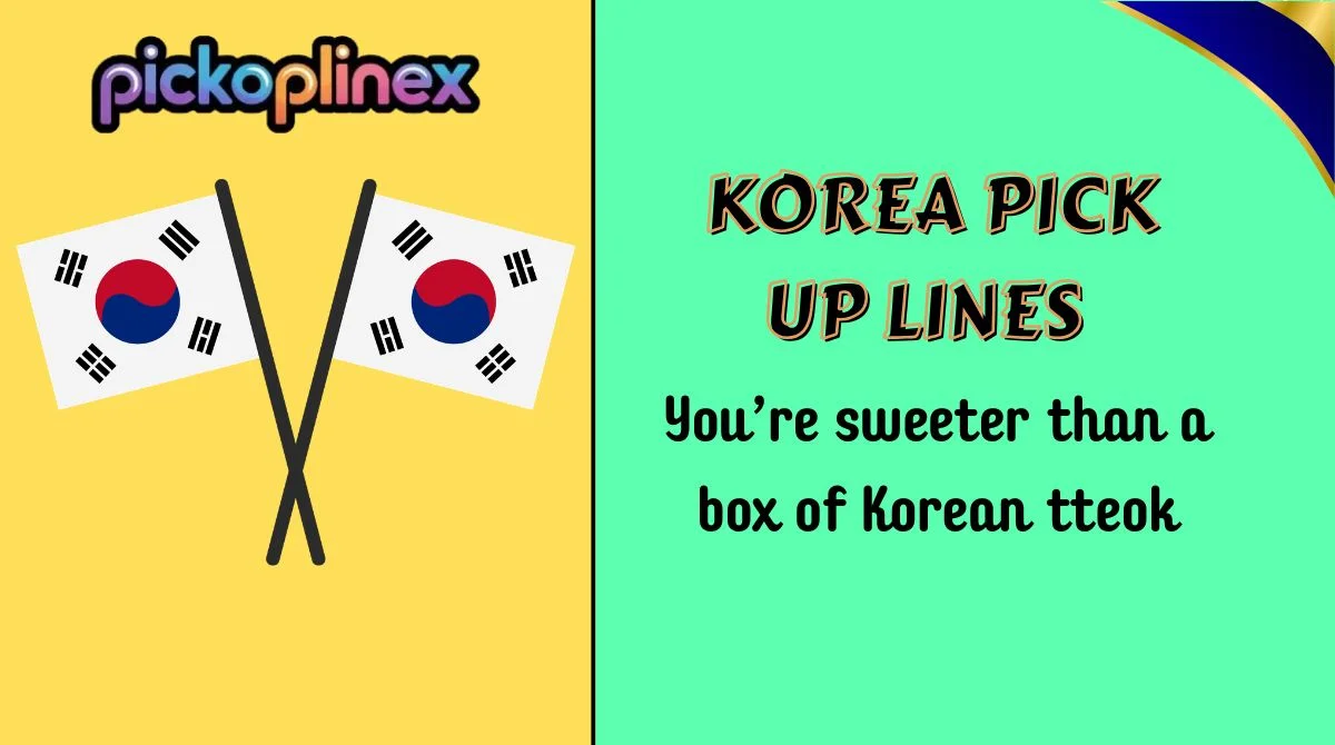Korea Pick Up Lines
