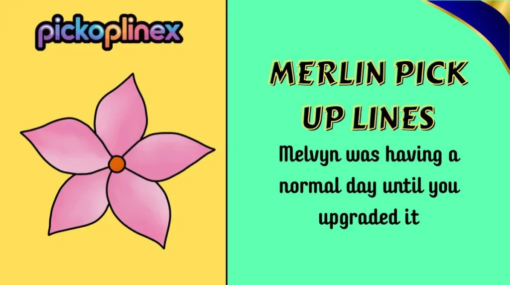 Melvyn Pick Up Lines