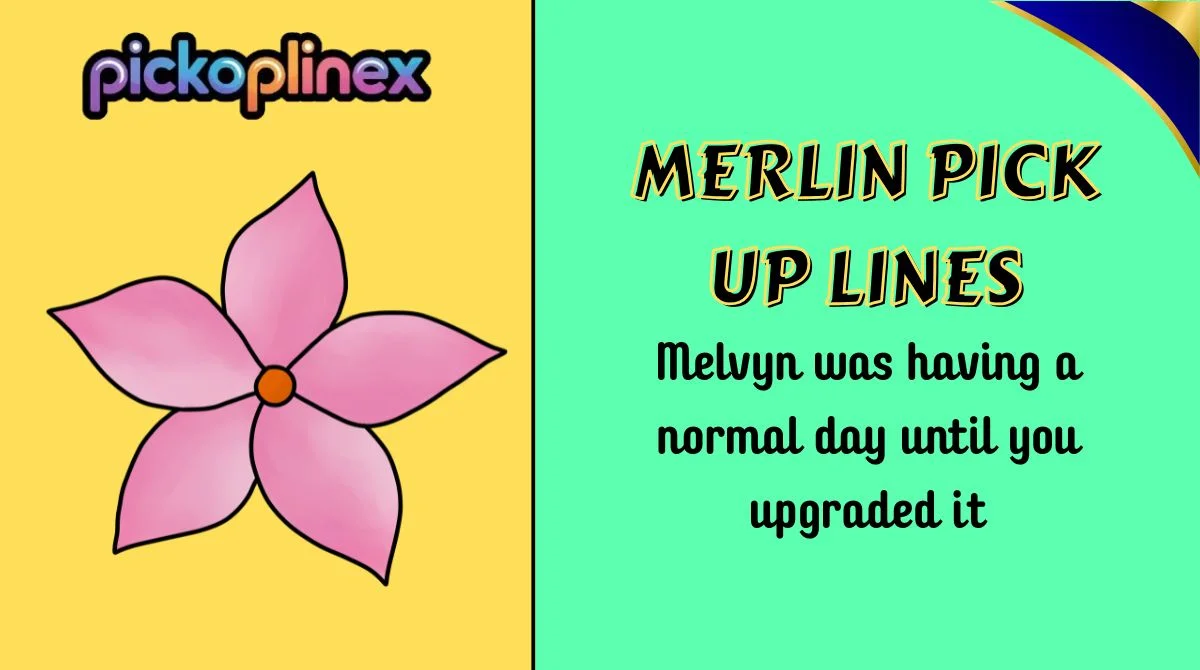 Melvyn Pick Up Lines